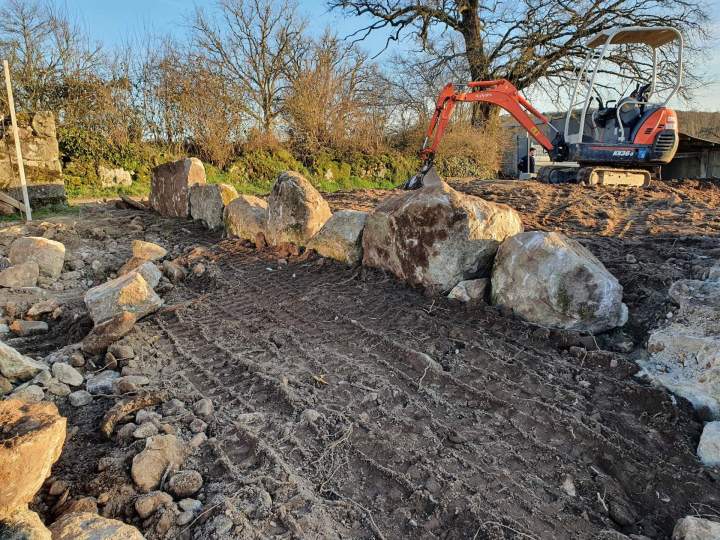 Terrassement pour création de chemin d'accès Auzances